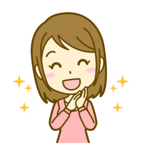 喜んでいる20代女性