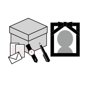 遺品整理のイラスト