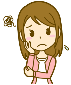 困っている30代女性
