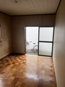 不用品がスッキリした部屋