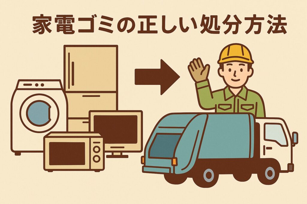 家電の正しい処分方法