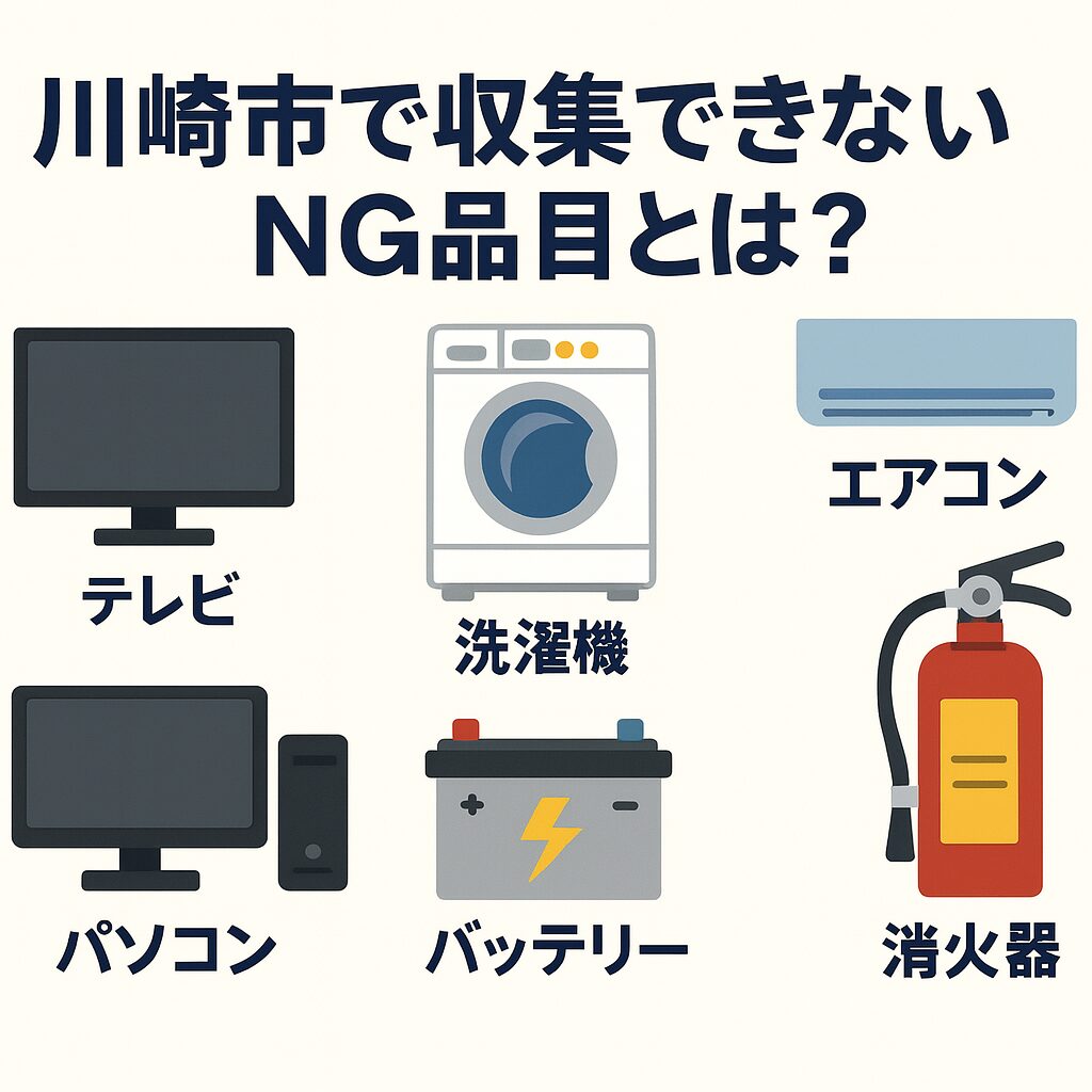 川崎市で収集できないNG品目とは？