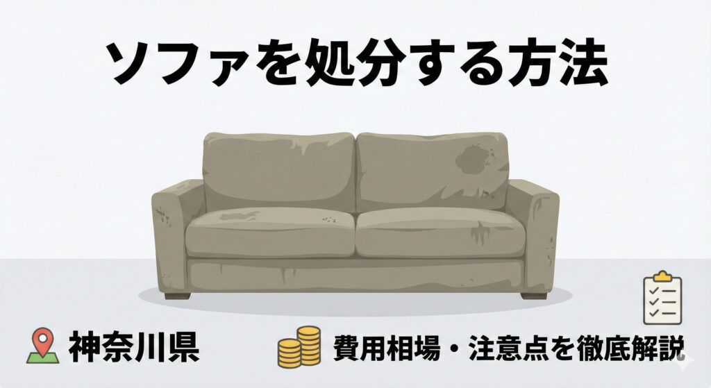 ソファーを処分する方法の画像